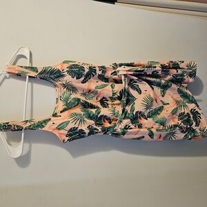 Old Navy Tropical Print Swim Dress Size L